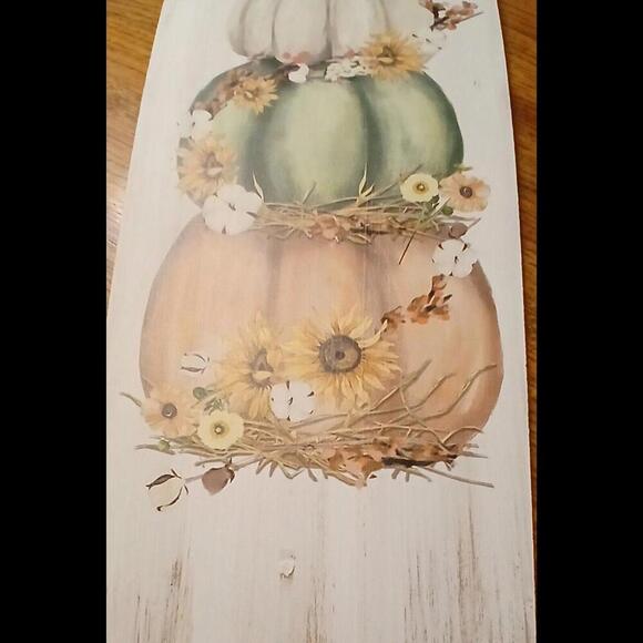 Hobby Lobby Wooden Wall Decor Pumkins, Harvest, Fall Hanging Decor New - Picture 3 of 4